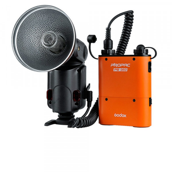 Godox Tragbare Advanced Speedlite mit 4500 mAh Akku Schwarz WITSTRO AD360 Flash Kit-35